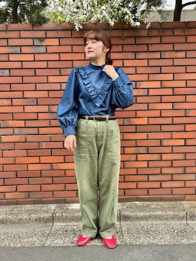 Dot&Stripes CHILDWOMANさん（レディース・160cm）の春コーディネート