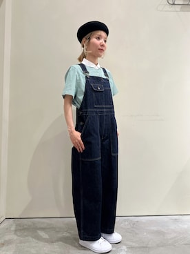 「クレリックブラウス」｜Dot&Stripes CHILDWOMANさん（レディース・149cm）の夏コーディネート