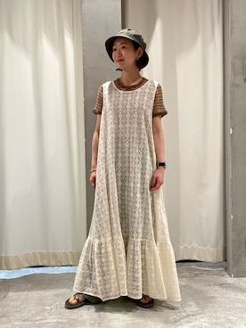 Dot&Stripes CHILDWOMANさん（レディース・150cm）の夏コーディネート