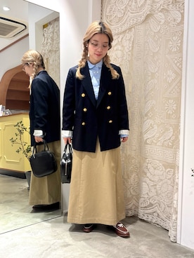 Dot&Stripes CHILDWOMANさん（レディース・149cm）の冬コーディネート