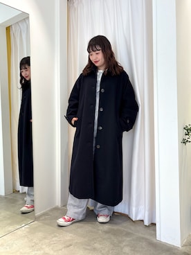 「アイテム（オールインワン・サロペット）」を使った、Dot&Stripes CHILDWOMANさん（レディース・160cm）の冬コーディネート