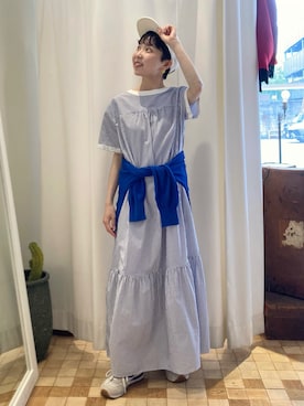 Dot&Stripes CHILDWOMANさん（レディース・150cm）の夏コーディネート