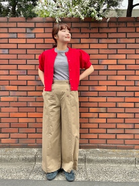 Dot&Stripes CHILDWOMANさん（レディース・160cm）の春コーディネート