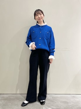 Dot&Stripes CHILDWOMANさん（レディース・154cm）の秋コーディネート