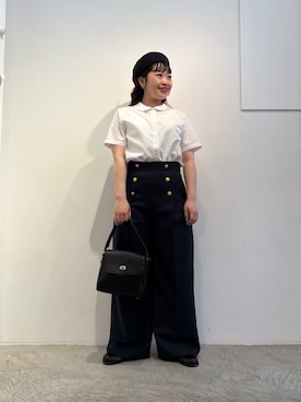 「ベレー帽」｜Dot&Stripes CHILDWOMANさん（レディース・150cm）の春コーディネート