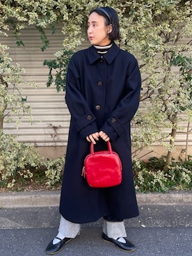 Dot&Stripes CHILDWOMANさん（レディース・156cm）の冬コーディネート