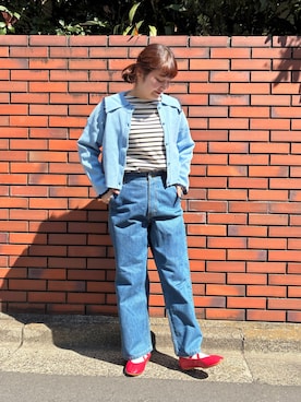 Dot&Stripes CHILDWOMANさん（レディース・160cm）の春コーディネート