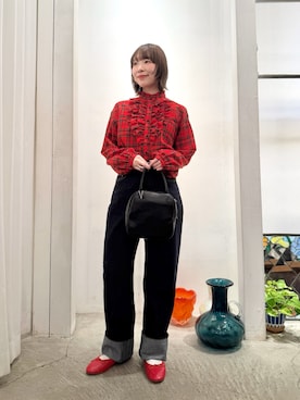 Dot&Stripes CHILDWOMANさん（レディース・154cm）の秋コーディネート