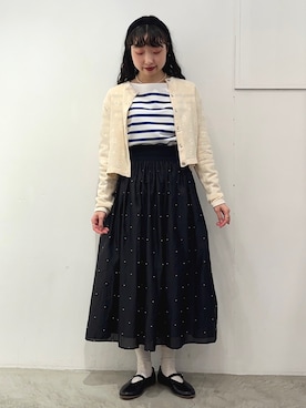 Dot&Stripes CHILDWOMANさん（レディース・157cm）の冬コーディネート