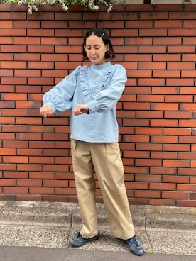 Dot&Stripes CHILDWOMANさん（レディース・156cm）の春コーディネート