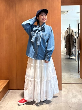 Dot&Stripes CHILDWOMANさん(レディース・150cm)の夏コーディネート