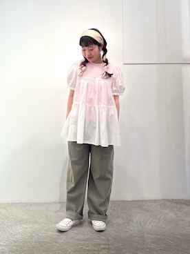Dot&Stripes CHILDWOMANさん(レディース・150cm)の夏コーディネート