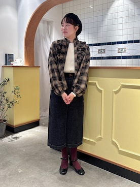 Dot&Stripes CHILDWOMANさん（レディース・153cm）の秋コーディネート