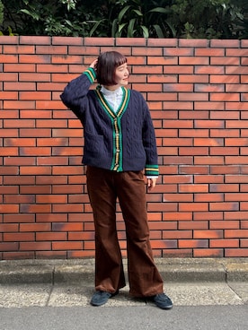 「アイテム（シャツ/ブラウス）」を使った、Dot&Stripes CHILDWOMANさん（レディース・160cm）の秋コーディネート