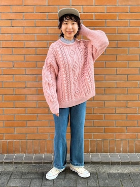 Dot&Stripes CHILDWOMANさん（レディース・150cm）の秋コーディネート