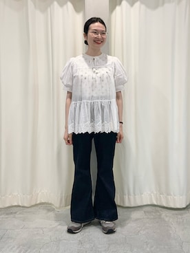 Dot&Stripes CHILDWOMANさん（レディース・160cm）の夏コーディネート