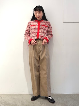 Dot&Stripes CHILDWOMANさん（レディース・157cm）の冬コーディネート