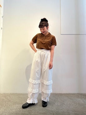 Dot&Stripes CHILDWOMANさん（レディース・150cm）の夏コーディネート