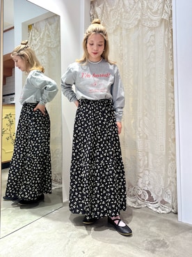 「アイテム（バレエシューズ）」を使った、Dot&Stripes CHILDWOMANさん（レディース・149cm）の夏コーディネート