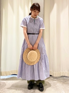 Dot&Stripes CHILDWOMANさん（レディース・158cm）の夏コーディネート