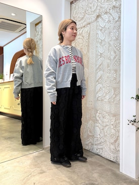 Dot&Stripes CHILDWOMANさん（レディース・149cm）の春コーディネート