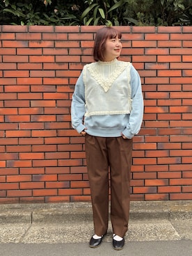 Dot&Stripes CHILDWOMANさん(レディース・160cm)の冬コーディネート