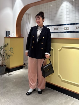 Dot&Stripes CHILDWOMANさん（レディース・153cm）の秋コーディネート