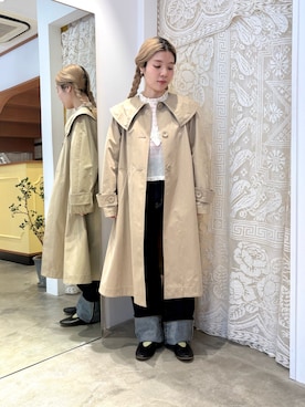 Dot&Stripes CHILDWOMANさん（レディース・149cm）の春コーディネート