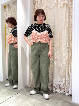 Dot&Stripes CHILDWOMANさんの（Dot＆Stripes CHILD WOMAN | ドットアンドストライプス　チャイルドウーマン）を使ったコーディネート
