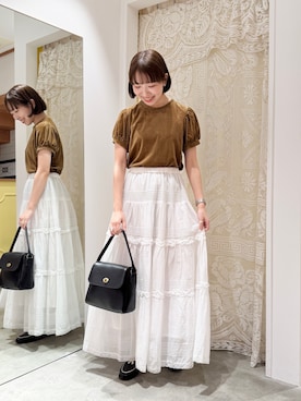 Dot&Stripes CHILDWOMANさん（レディース・154cm）の夏コーディネート