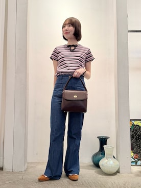 Dot&Stripes CHILDWOMANさん（レディース・154cm）の夏コーディネート
