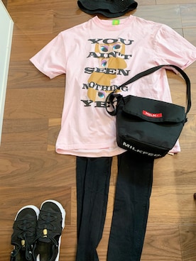 「FILA（フィラ）のアイテム（帽子）」を使った、chocomintさん（レディース・145cm）の夏コーディネート