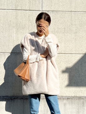 「rectangle（レクタングル）のアイテム」を使った、yurieさん（レディース・156cm）の秋コーディネート