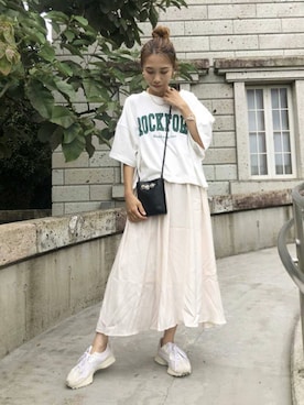 「ANEVER（アンエバー）のアイテム」を使った、yurieさん（レディース・156cm）の秋コーディネート