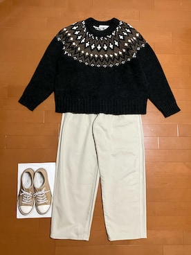 ばたこさん（レディース・159cm）の冬コーディネート