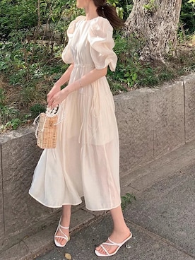 「スウィート」｜dwstyle_storeさん（レディース・160cm）の夏コーディネート