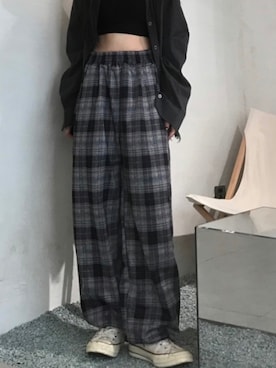 「新作」｜「アイテム（チノパンツ）」を使った、dwstyle_storeさん（レディース・160cm）の冬コーディネート