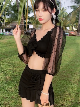 「スウィート」｜dwstyle_storeさん（レディース・160cm）の夏コーディネート