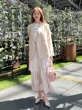「FREE'S MART（フリーズマート）のアイテム（ジャケット/アウター）」を使った、mayaさん（骨格ウェーブ・レディース・160cm）の春コーディネート