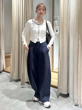 「FREE'S MART（フリーズマート）のアイテム（バッグ）」を使った、mayaさん（レディース・160cm）の春コーディネート