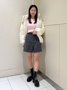 「FREE'S MART（フリーズマート）のアイテム（その他アウター）」を使った、mayaさん（レディース・160cm）の冬コーディネート