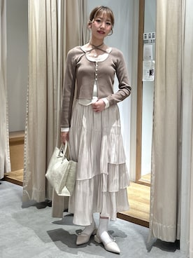 「FREE'S MART（フリーズマート）のアイテム（バッグ）」を使った、mayaさん（レディース・160cm）の春コーディネート