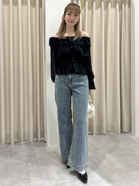 「FREE'S MART（フリーズマート）のアイテム（パンツ）」を使った、mayaさん（レディース・160cm）の春コーディネート