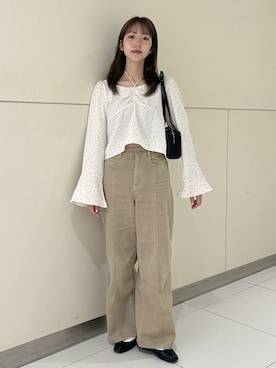 「FREE'S MART（フリーズマート）のアイテム（バッグ）」を使った、mayaさん（レディース・160cm）の春コーディネート