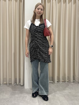 「FREE'S MART（フリーズマート）のアイテム（サンダル）」を使った、mayaさん（レディース・160cm）の秋コーディネート