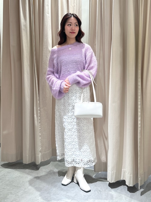 セール】ラメフェザーモヘヤライクニット（ニット/セーター）｜FREE'S