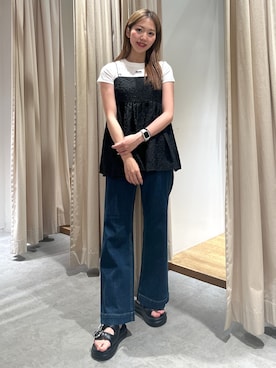 「FREE'S MART（フリーズマート）のアイテム」を使った、mayaさん（骨格ウェーブ・レディース・160cm）の春コーディネート