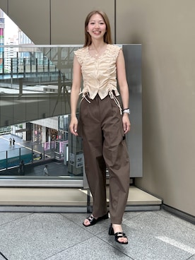 「FREE'S MART（フリーズマート）のアイテム」を使った、mayaさん（骨格ウェーブ・レディース・160cm）の夏コーディネート