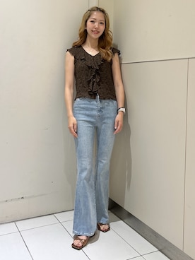 「FREE'S MART（フリーズマート）のアイテム」を使った、mayaさん（骨格ウェーブ・レディース・160cm）の夏コーディネート