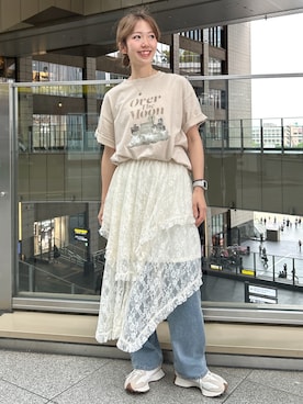 「FREE'S MART（フリーズマート）のアイテム」を使った、mayaさん（骨格ウェーブ・レディース・160cm）の春コーディネート